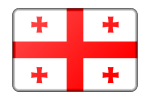 Georgia flag (bevelled)